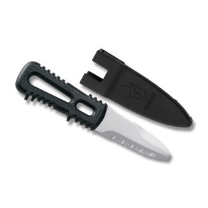 Gerber River Shorty Fixed Blade Dive Knife Black (3 Serr) 30