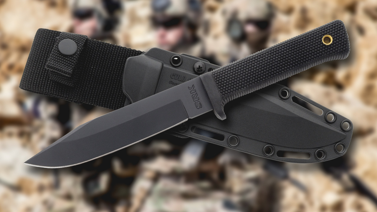 The Cold Steel SRK VG-1 is one tough multi-purpose survival and rescue ...