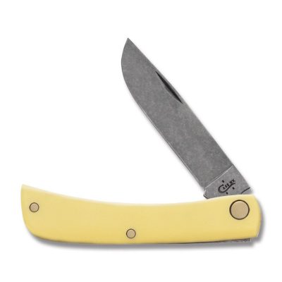 Case Yellow Synthetic Handle Stonewash Chrome Vanadium