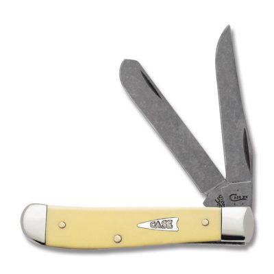 Case Yellow Synthetic Handle Stonewash Chrome Vanadium