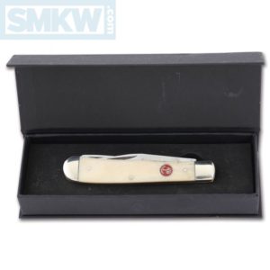 Boker Red Shield White Smooth Bone