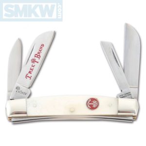 Boker Red Shield White Smooth Bone