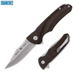 Buck 841 Sprint Pro Burlap Micarta