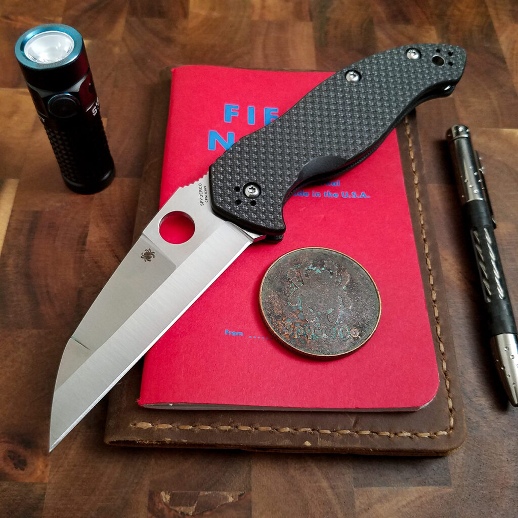 The Spyderco Canis is a uniquely designed tactical Wharncliffe – Knife ...